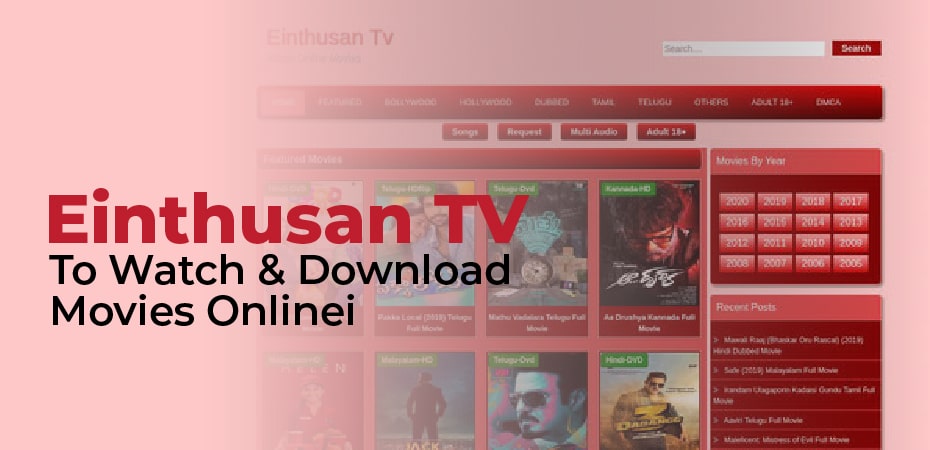 Einthusan TV – To Watch & Download Movies Online