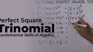 perfect square trinomial