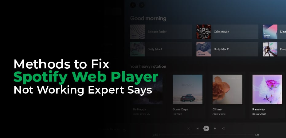 why is spotify web player not working