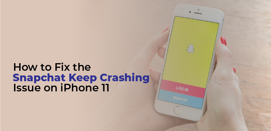 snapchat app keeps crashing iphone