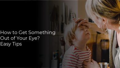 How to get something out of your eye