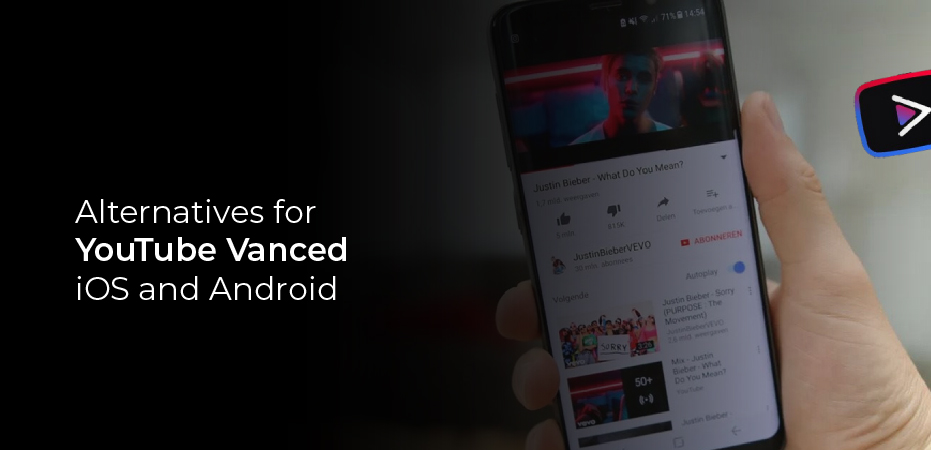 Alternatives for YouTube Vanced iOS and Android