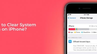 How to clear system data on iPhone